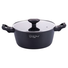 Casseruola con coperchio 24 cm, rivestimento in ceramica, induzione, Galaxy 2.0 S&#236;Chef