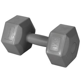 Manubrio fitness 6 Kg, grigio scuro, FitLover