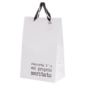 Busta regalo alta in carta 25x15x39 cm, S.P.Q.eRe