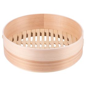 Vaporiera tonda in bambù e cedro giapponese 28,5x9 cm, Radici