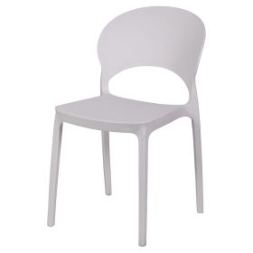 Sedia bianca in plastica PP