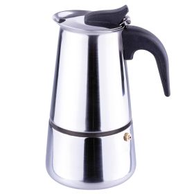 Caffettiera 4 tazze in acciaio inox