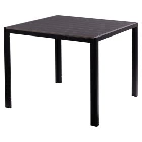 Oviala Tivoli Tavolo Da Giardino 6 Posti: Alluminio Marrone E Piano In Ceramica, Resistente Alle Intemperie