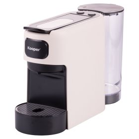 Macchina caff&#232; espresso a cialde avorio, 1350W, Kooper