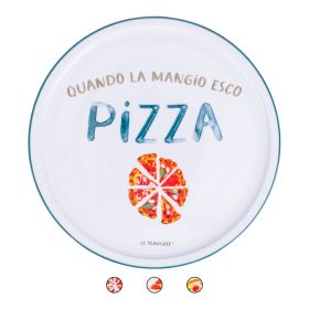 Piatto pizza/portata in porcellana, Le Travisate