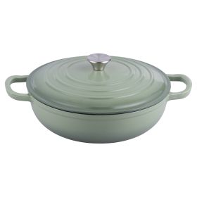 Tegame con coperchio 30,5 cm in ghisa smaltata, induzione, Les Cocottes SìChef