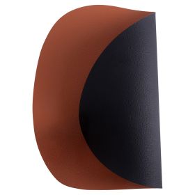 Tovaglietta triangolare double face, cognac e nero, Horeca Stone