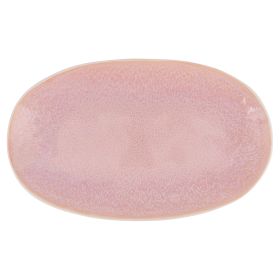 Piatto ovale 34,5x20,5 cm in gres, The Market H1