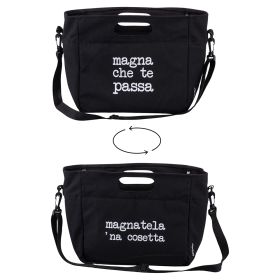 Portapranzo/borsa termica con tracolla e doppia impugnatura, S.P.Q.eRe