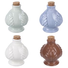 Pumo mini oliera120 ml in ceramica e sughero