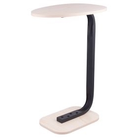 Tavolino laterale d'appoggio l, 37x27x59, bianco, Sibilla
