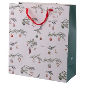 Busta regalo natalizia in carta, Rametto