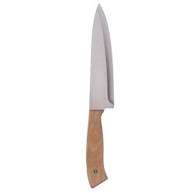 Coltello Chef in acciaio inox e legno di faggio, S&#236;Chef