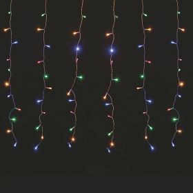 Tenda 104 led multicolor, a batteria, uso esterno, 150x70 cm, Kooper Xmas Lights