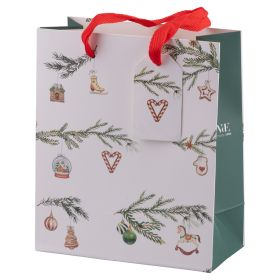 Busta regalo natalizia in carta, Rametto