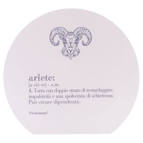Tovaglietta mezzaluna 37,5x34,5 cm, Victionary Ariete