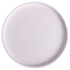 Piatto piano 27 cm in gres, Horeca White