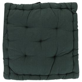 Cuscino materasso per sedia 40x40x7 cm, verde foresta, Sibilla