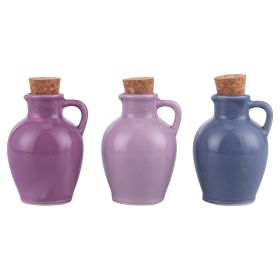 Anfora mini oliera 95 ml in ceramica e sughero, Provence