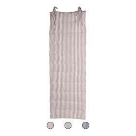 Cuscino imbottito per lettino prendisole in policotone 60x180 cm, design righe, Est&#233;