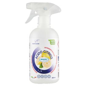 Acido Citrico spray 500 ml detergente multiuso, pronto all&#39;uso, Smapi&#249;