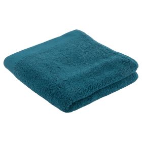 Asciugamano in morbidissimo cotone 50x100 cm, ottanio Sibilla