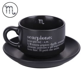 Tazzina caffè con piattino 90 ml, Victionary Scorpione