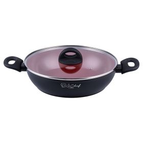 Tegame con coperchio 28 cm, rivestimento in ceramica, induzione, Canyon S&#236;Chef