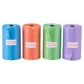 Set 4 rotoli 30 sacchetti igienici ciascuno per animali, Duppidù