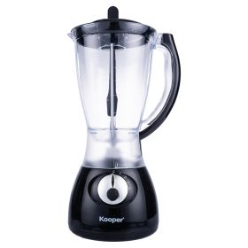 Frullatore elettrico 1,5 L, 4 velocità, funzione Pulse, 350W, nero, Kooper