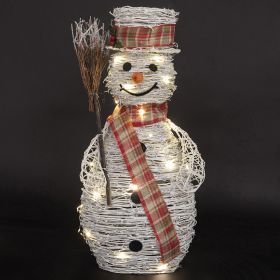 Pupazzo di neve led h. 60 cm, Santa&#39;s House