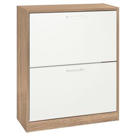 Scarpiera LM 390 In Legno Composito Bianco Larghezza 470mm - Finlandese, Ecologica, 2 Livelli, Materiali Riciclati - 2