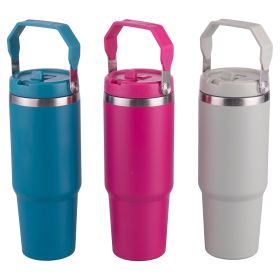 Tazza termica 850 ml con beccuccio e impugnatura pieghevole, Sibilla