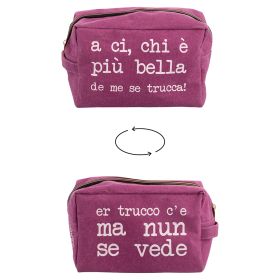 Pochette prugna multiuso, S.P.Q.eRe