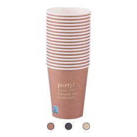 Set 18 bicchieri monouso in carta, Victionary