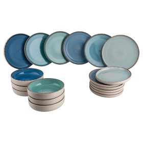 Servizio piatti 18 pezzi, Baita Acqua Modern