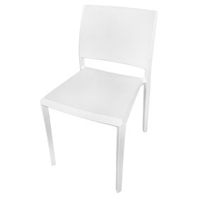 Sedia bianca in plastica PP, Hollywood Sibilla