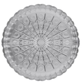 Centrotavola Ø30,5 cm in vetro, Sibilla