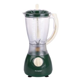 Frullatore elettrico 1,8 L, 4 velocità, funzione Pulse, 350 W, verde e avorio, Kooper
