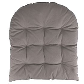 Cuscino sedia 50x46 cm, idrorepellente, tortora, Pach&#225; Est&#233;