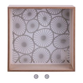 Cubo arredo con led da muro a batteria, 30x12x30 cm, Sibilla