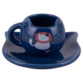 Tazzina caff&#232; con piattino, Oroscocats Leo