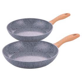 Set 2 padelle 22-26 cm, rivestimento in ceramica, induzione, Alaska S&#236;Chef