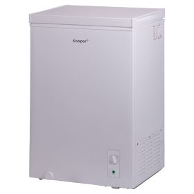 Congelatore a pozzetto 150L, cestello rimovibile, 60x56x85 cm, bianco, Kooper