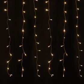 Tenda 120 led bianco caldo, 300x75 cm, Santa's House