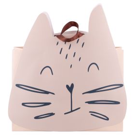 Busta regalo in carta con manici in poliestere, Love Cat