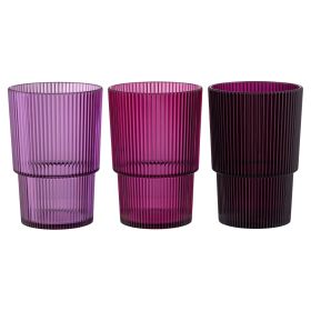 Bicchiere bibita 420 ml, in plastica PS, Shades of Provence, Unico