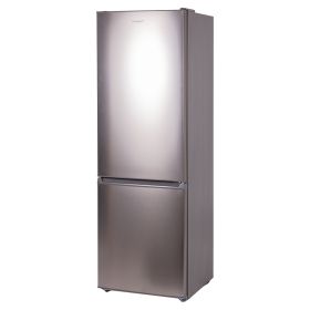 Frigorifero combinato 360L 59,5x63x188cm, acciaio, Kooper