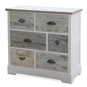 Mobiletto in legno 6 cassetti
