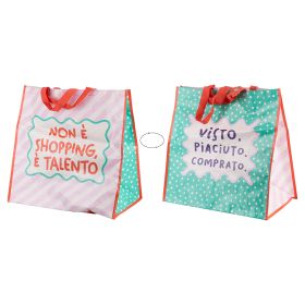 Borsa shopper multicolor, More Amor